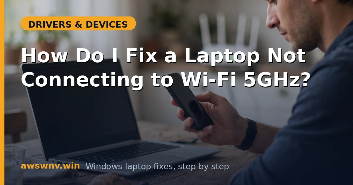 How Do I Fix a Laptop Not Connecting to Wi-Fi 5GHz?