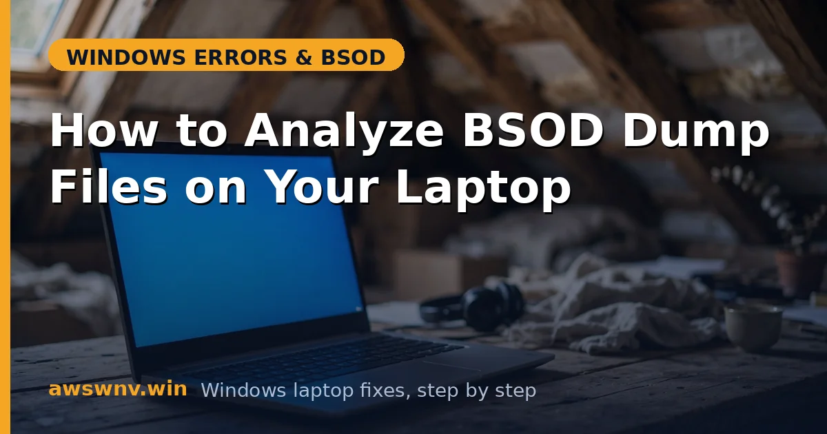 How to Analyze BSOD Dump Files on Your Laptop