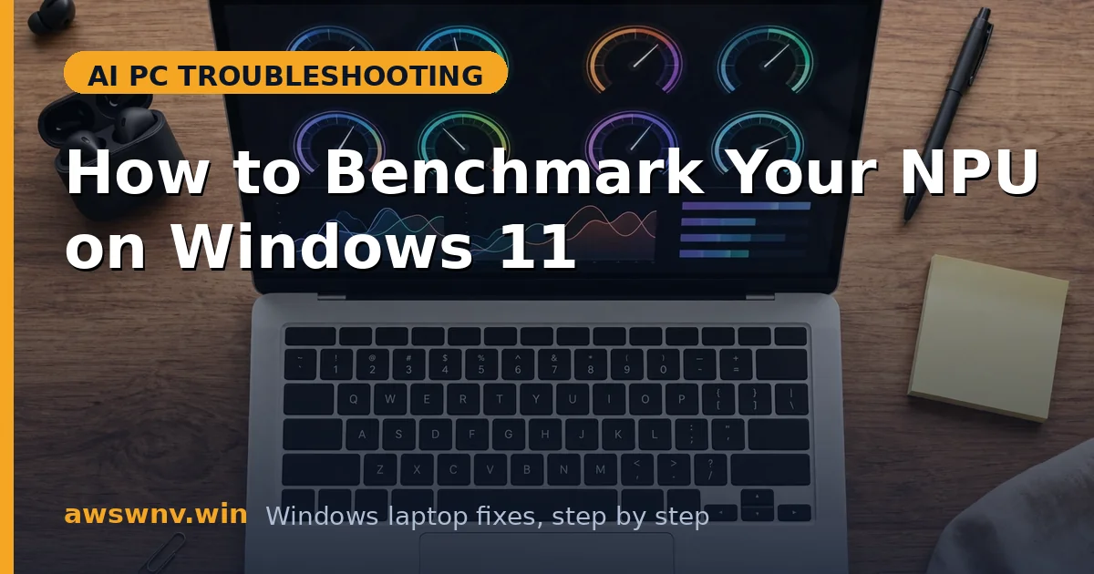 How to Benchmark Your NPU on Windows 11