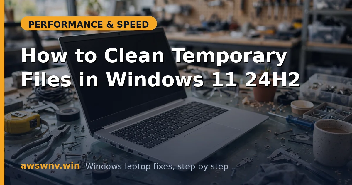How to Clean Temporary Files in Windows 11 24H2