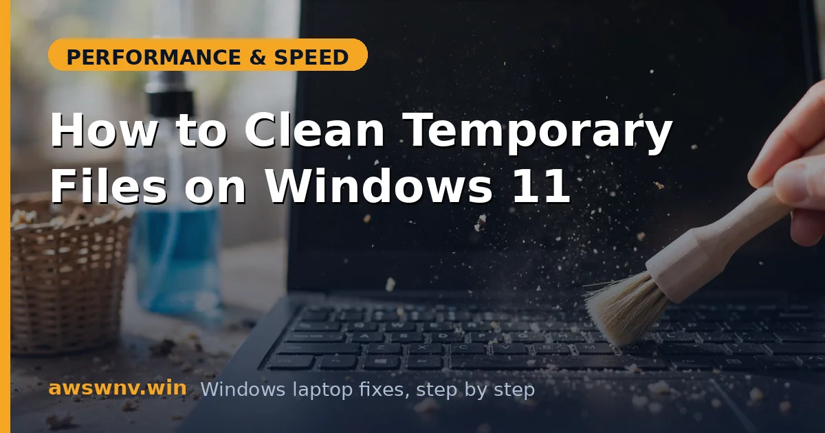 How to Clean Temporary Files on Windows 11