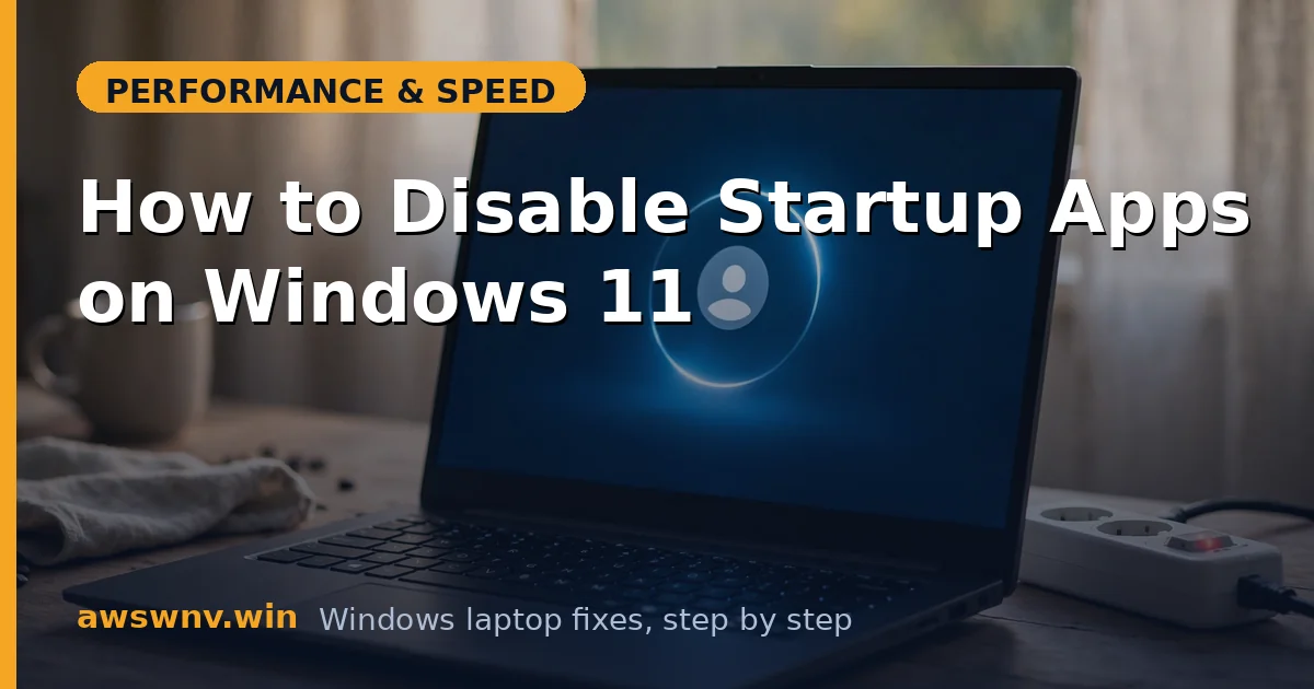 How to Disable Startup Apps on Windows 11
