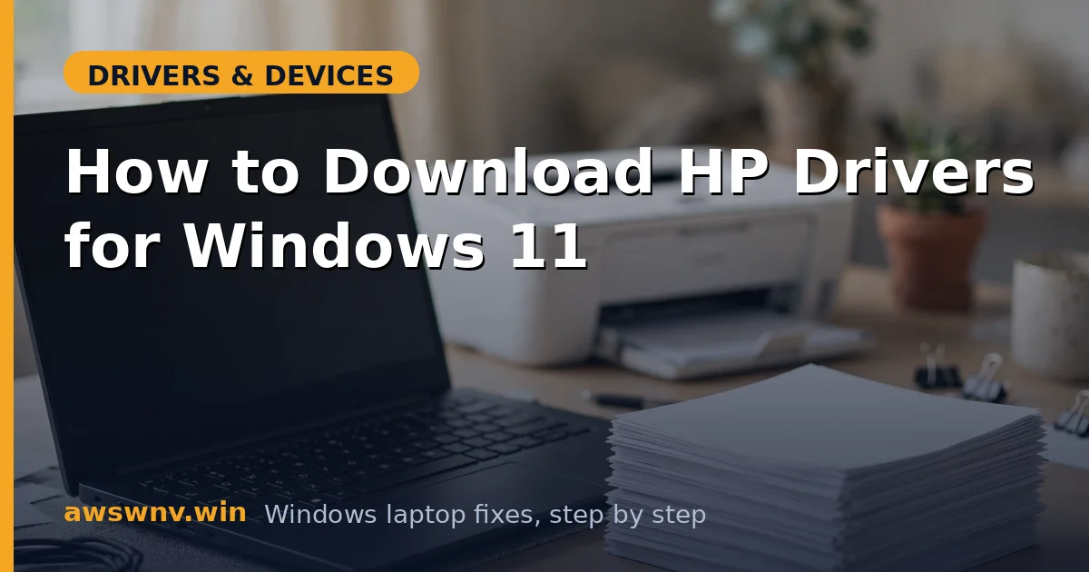 How to Download HP Drivers for Windows 11