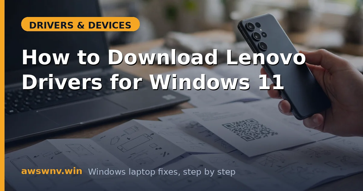 How to Download Lenovo Drivers for Windows 11