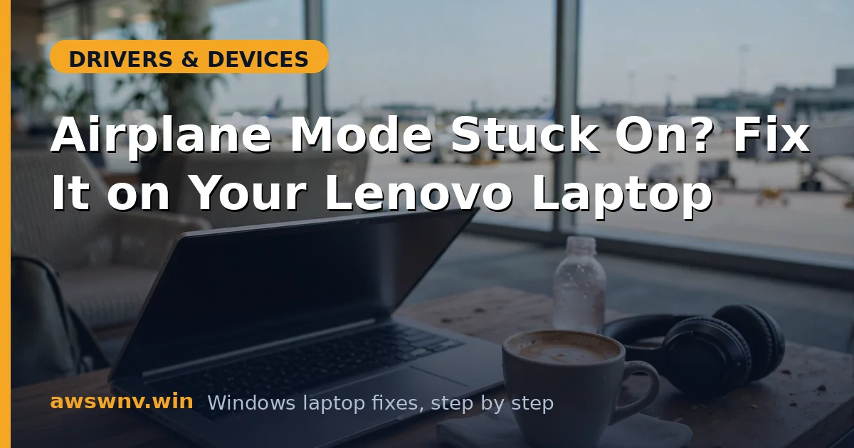 Airplane Mode Stuck On? Fix It on Your Lenovo Laptop