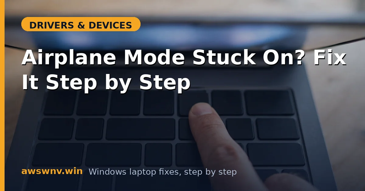 Airplane Mode Stuck On? Fix It Step by Step