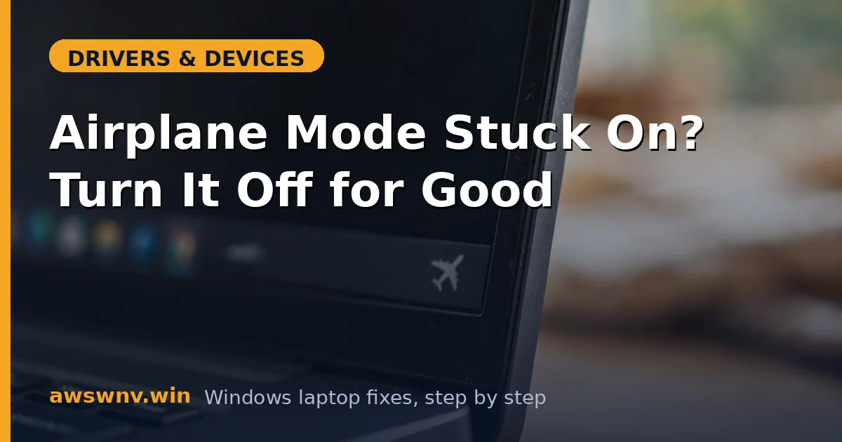 Airplane Mode Stuck On? Turn It Off for Good
