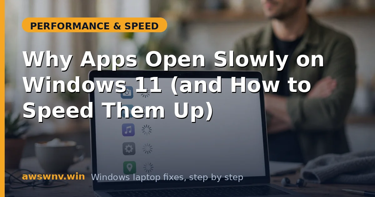 Why Apps Open Slowly on Windows 11 (and How to Speed Them Up)
