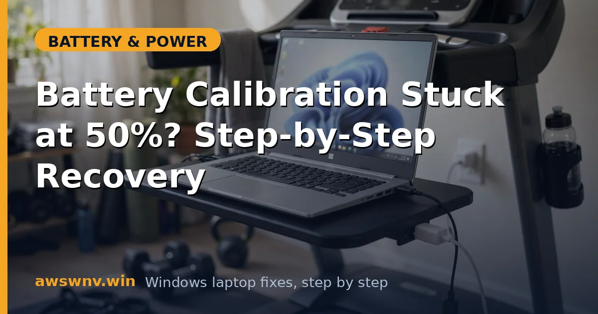 Battery Calibration Stuck at 50%? Step-by-Step Recovery