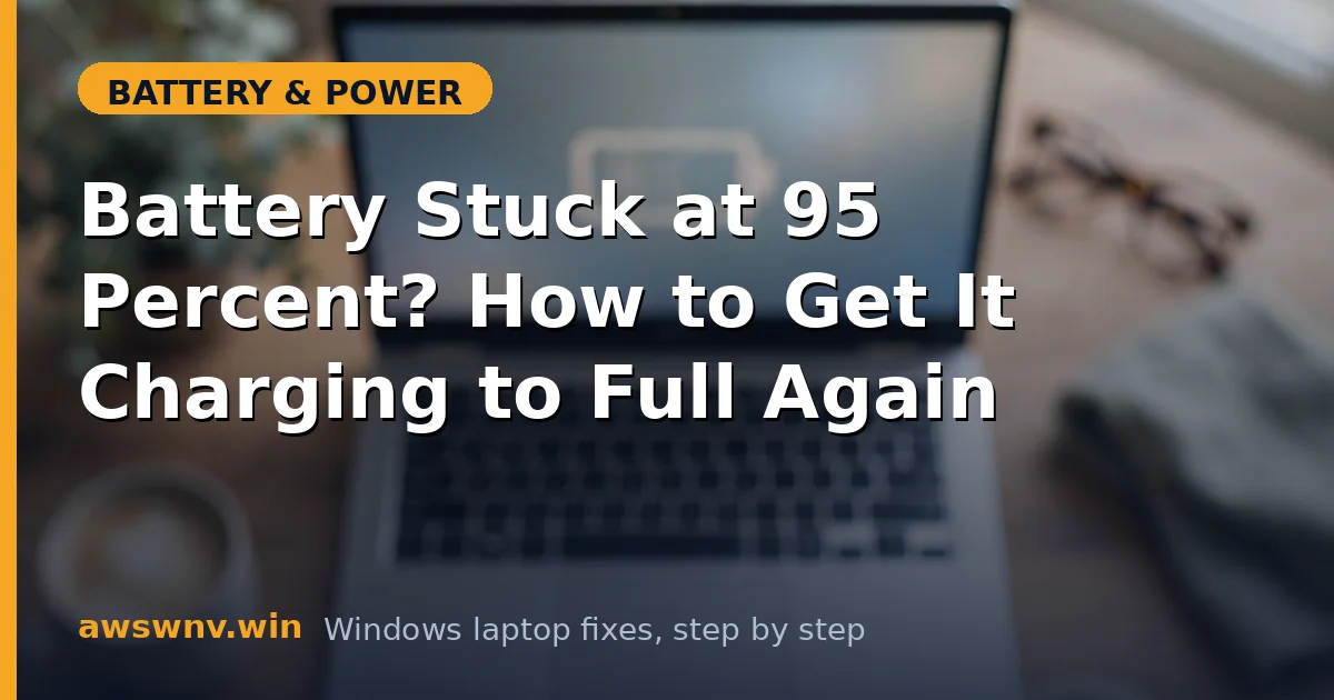 Battery Stuck at 95 Percent? How to Get It Charging to Full Again
