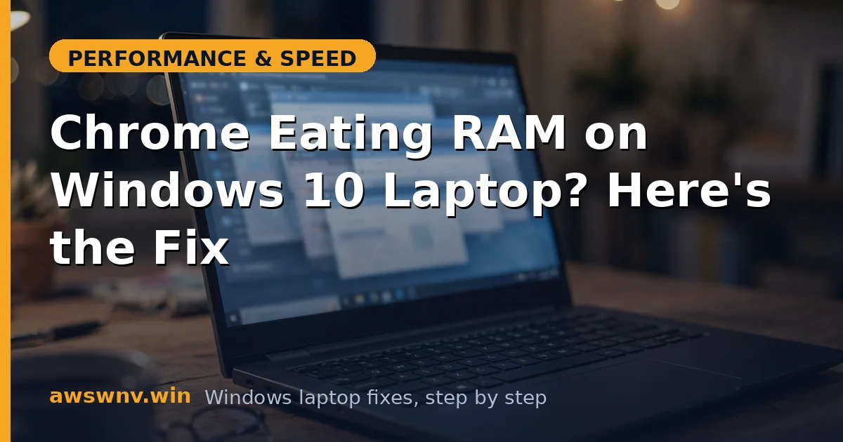Chrome Eating RAM on Windows 10 Laptop? Here's the Fix