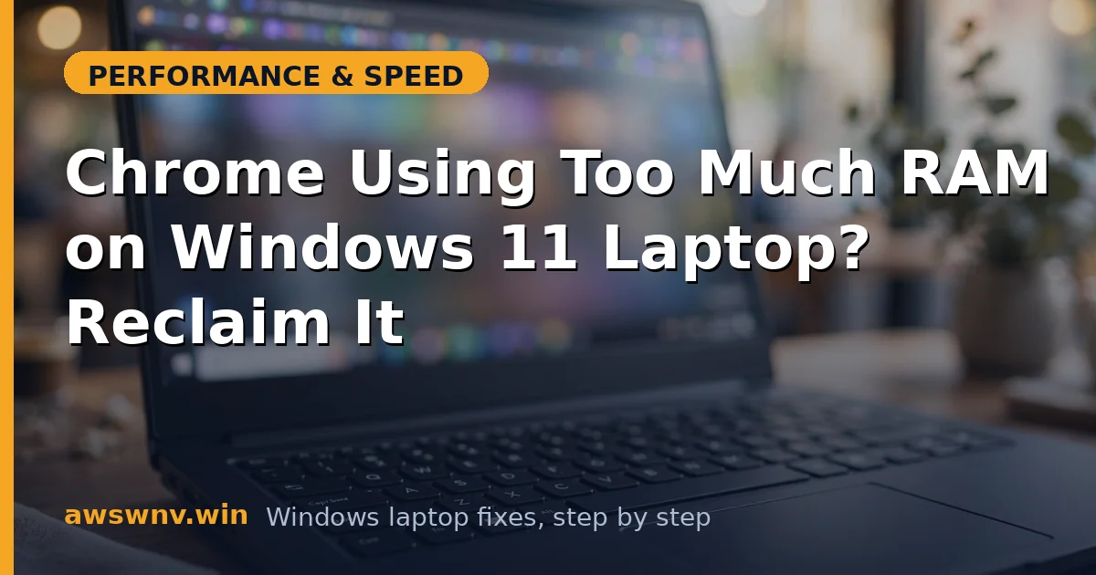 Chrome Using Too Much RAM on Windows 11 Laptop? Reclaim It
