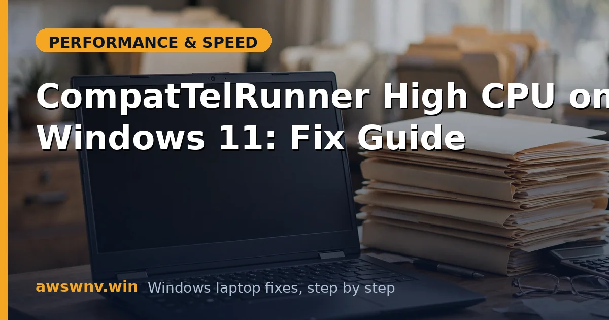 CompatTelRunner High CPU on Windows 11: Fix Guide