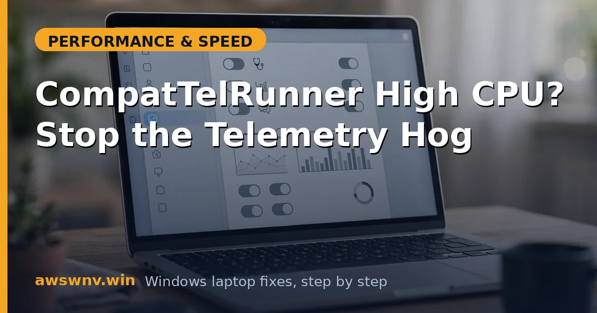 CompatTelRunner High CPU? Stop the Telemetry Hog