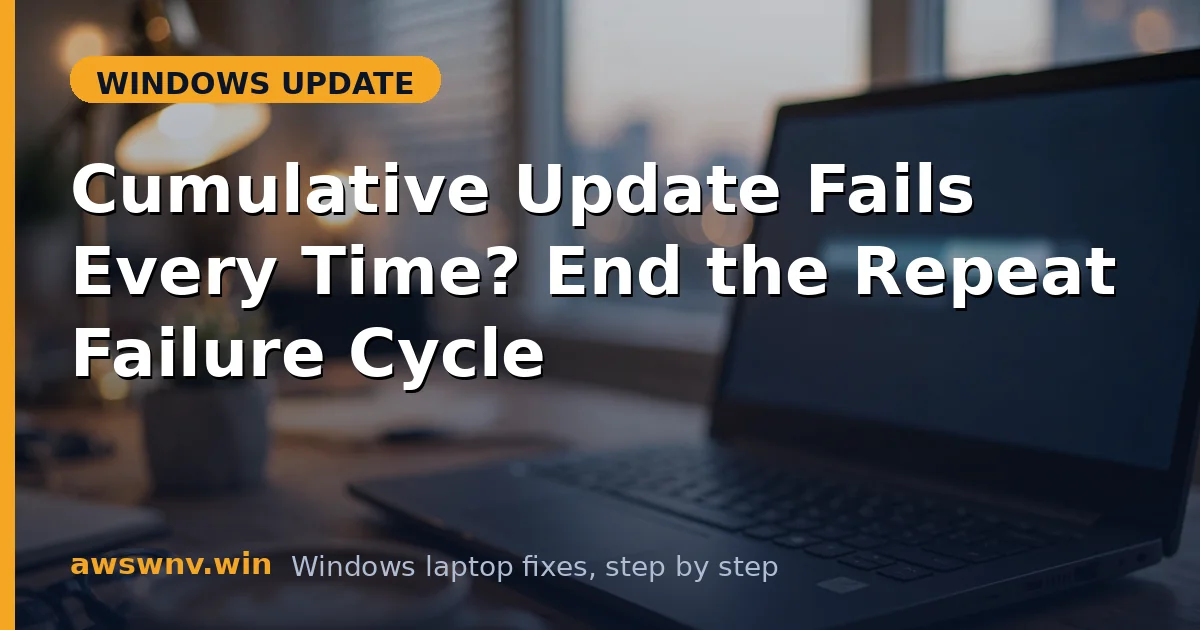 Cumulative Update Fails Every Time? End the Repeat Failure Cycle
