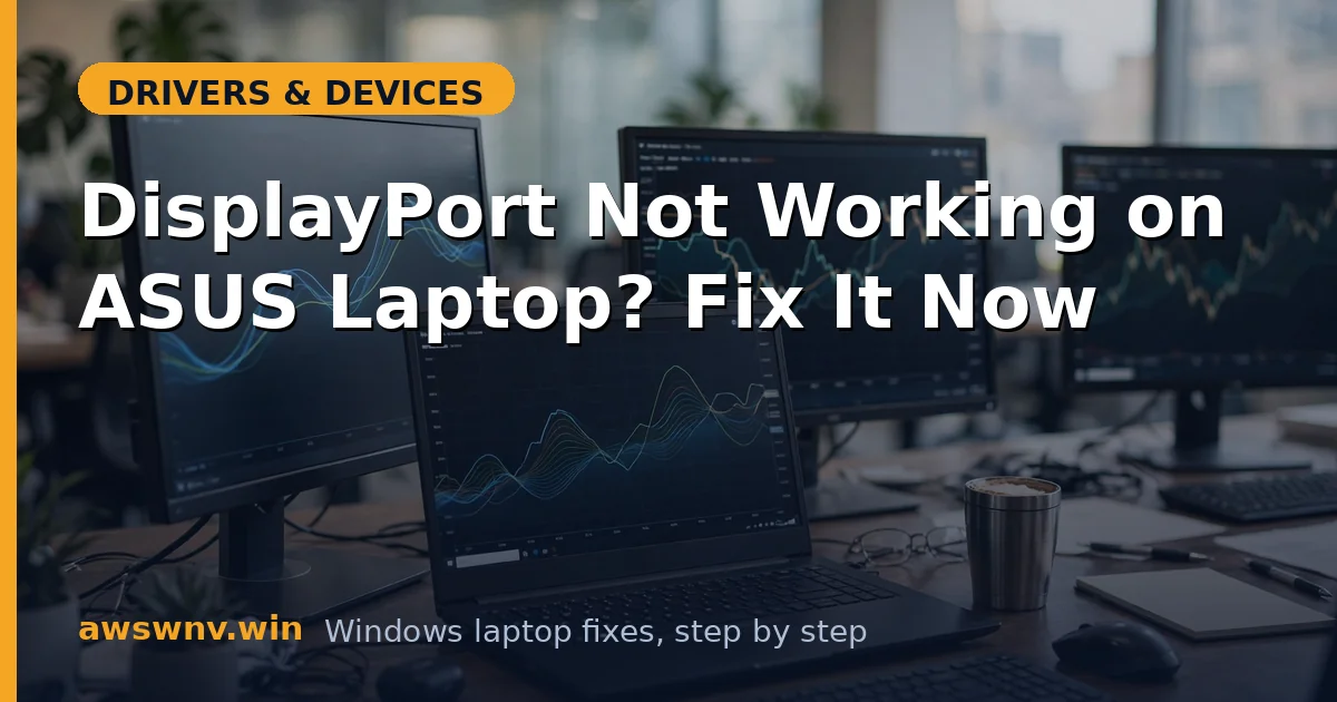 DisplayPort Not Working on ASUS Laptop? Fix It Now
