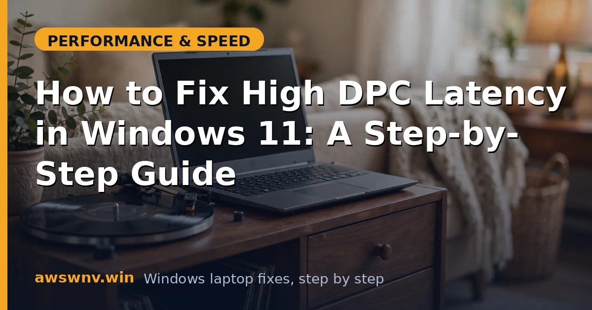 How to Fix High DPC Latency in Windows 11: A Step-by-Step Guide