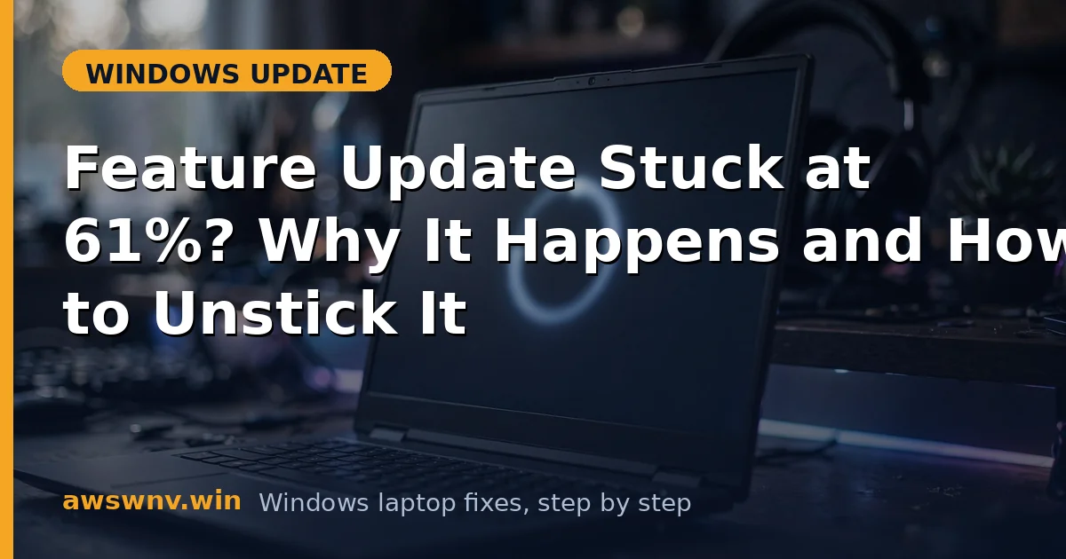 Feature Update Stuck at 61%? Why It Happens and How to Unstick It