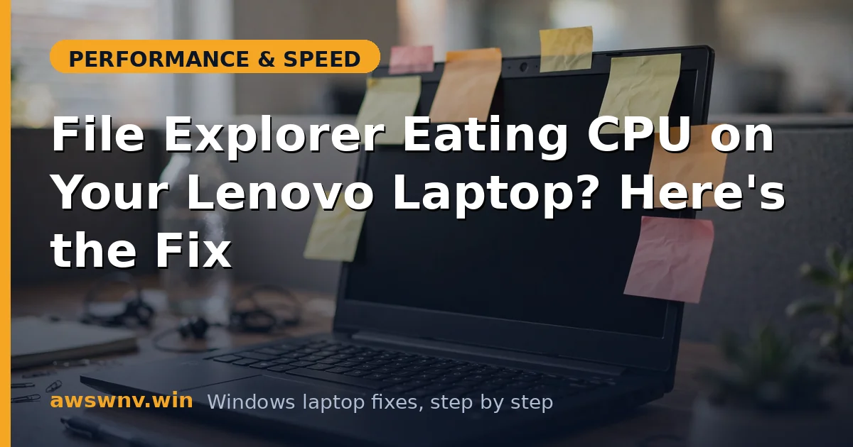 File Explorer Eating CPU on Your Lenovo Laptop? Here's the Fix