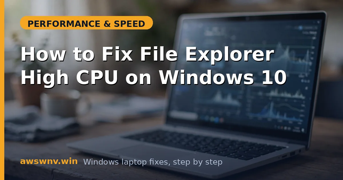 How to Fix File Explorer High CPU on Windows 10