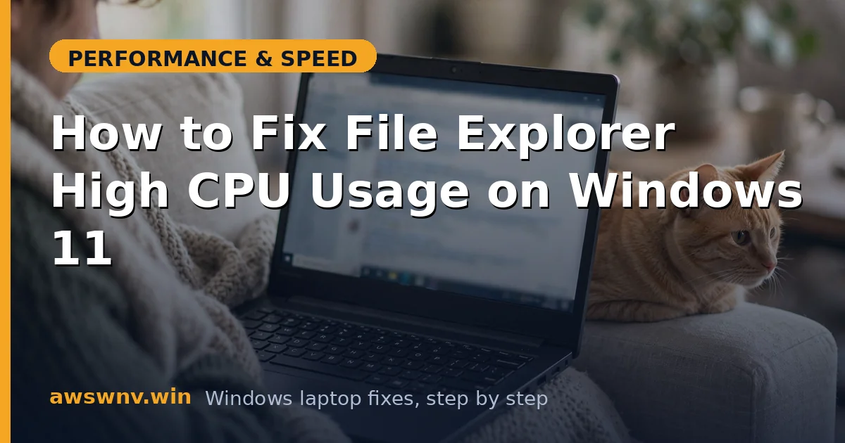 How to Fix File Explorer High CPU Usage on Windows 11