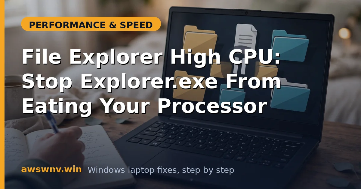 File Explorer High CPU: Stop Explorer.exe From Eating Your Processor