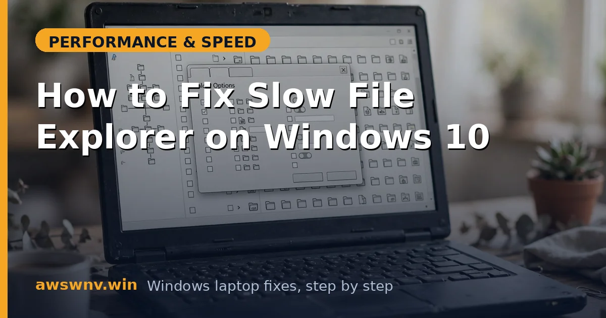 How to Fix Slow File Explorer on Windows 10
