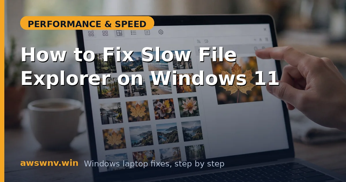 How to Fix Slow File Explorer on Windows 11