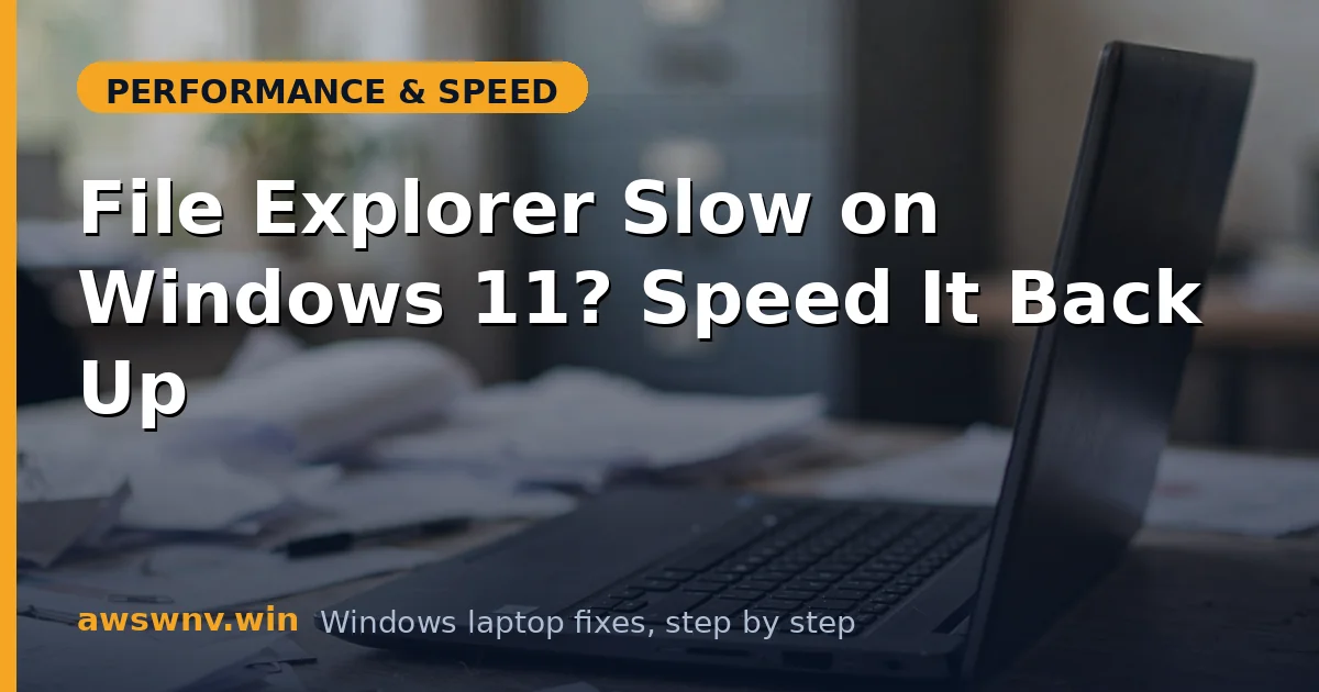 File Explorer Slow on Windows 11? Speed It Back Up