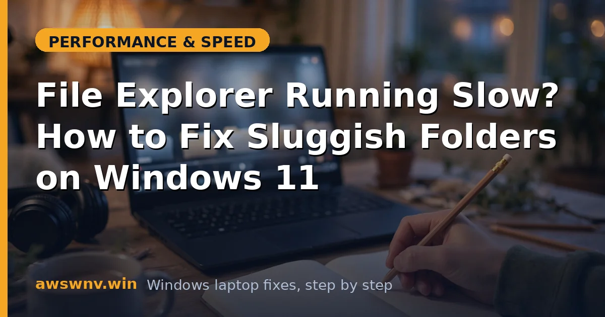File Explorer Running Slow? How to Fix Sluggish Folders on Windows 11
