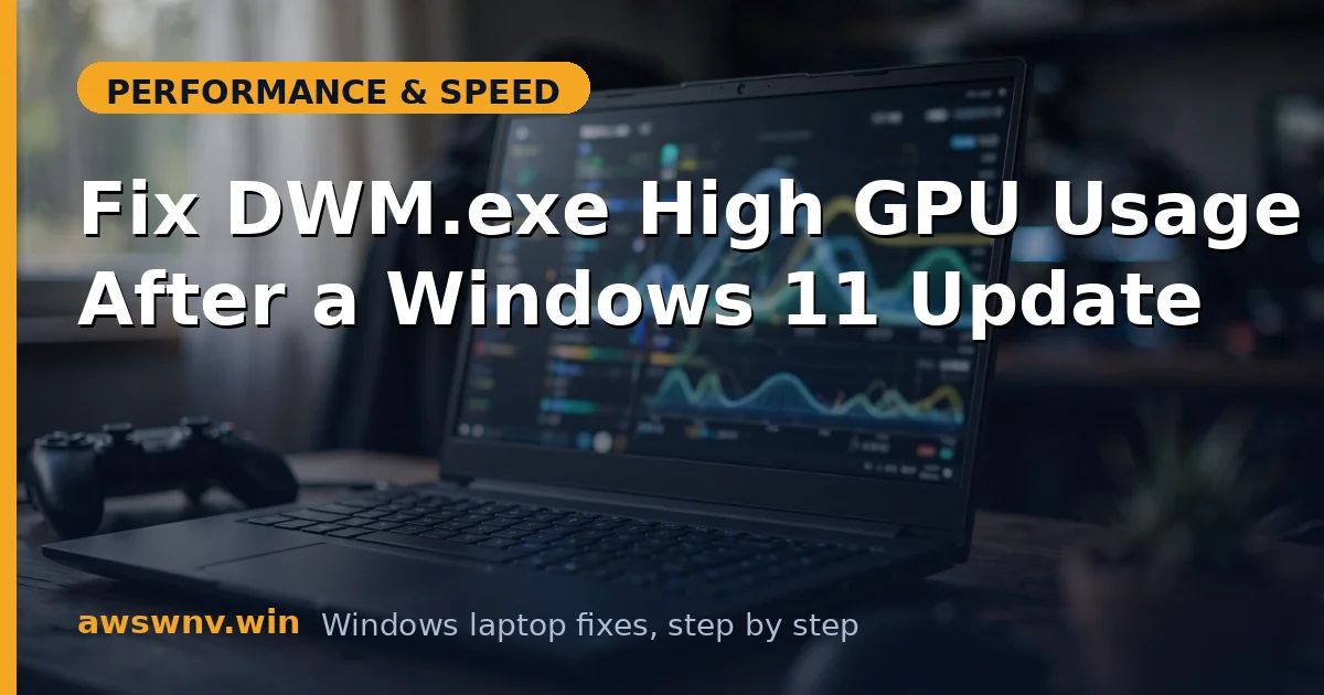 Fix DWM.exe High GPU Usage After a Windows 11 Update