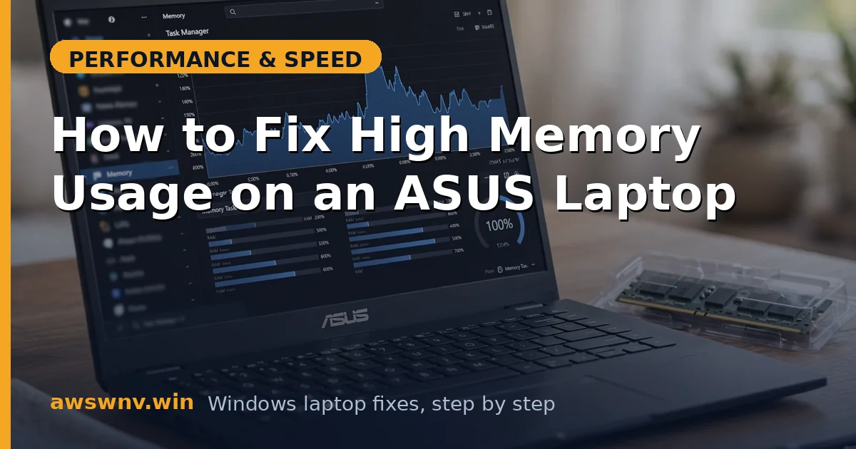 How to Fix High Memory Usage on an ASUS Laptop