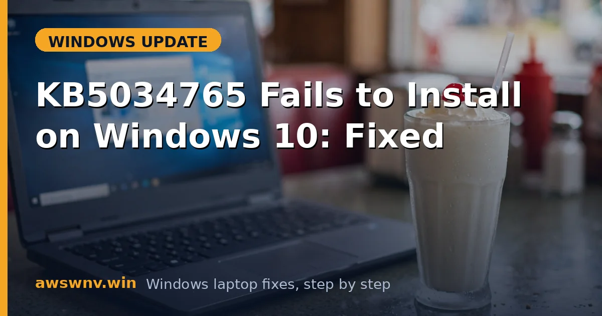 KB5034765 Fails to Install on Windows 10: Fixed