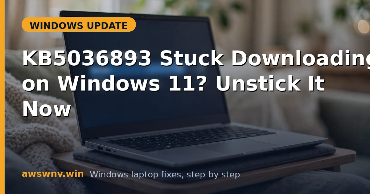 KB5036893 Stuck Downloading on Windows 11? Unstick It Now