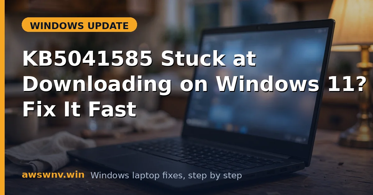 KB5041585 Stuck at Downloading on Windows 11? Fix It Fast