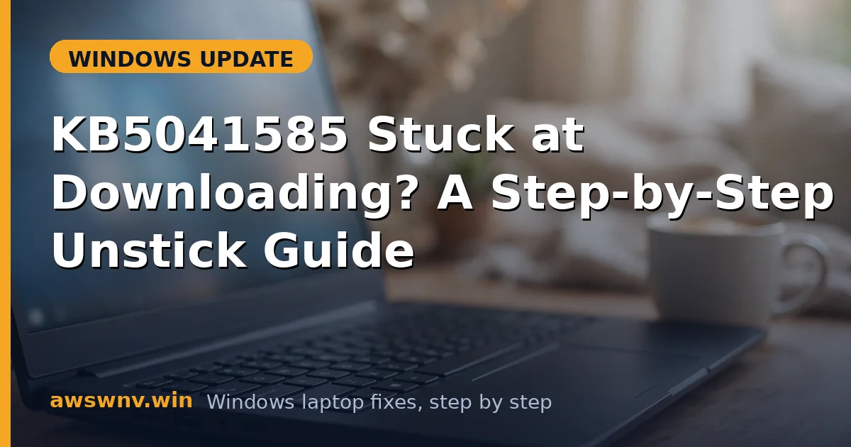 KB5041585 Stuck at Downloading? A Step-by-Step Unstick Guide