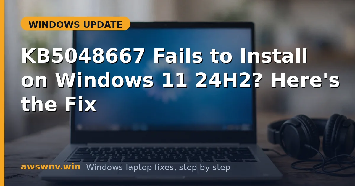 KB5048667 Fails to Install on Windows 11 24H2? Here's the Fix