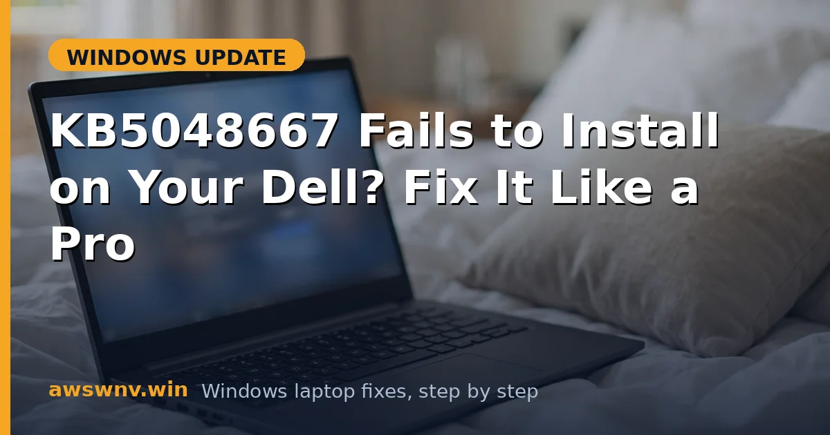 KB5048667 Fails to Install on Your Dell? Fix It Like a Pro