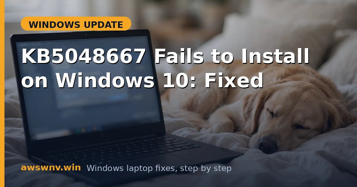 KB5048667 Fails to Install on Windows 10: Fixed