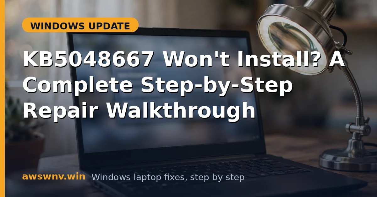 KB5048667 Won't Install? A Complete Step-by-Step Repair Walkthrough