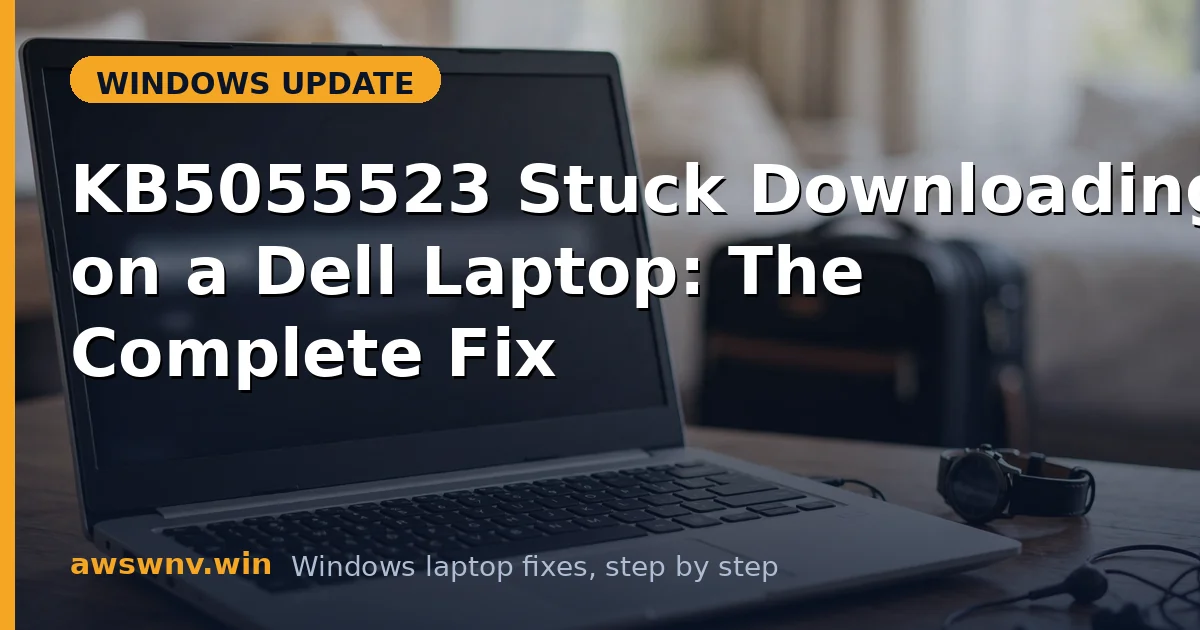 KB5055523 Stuck Downloading on a Dell Laptop: The Complete Fix