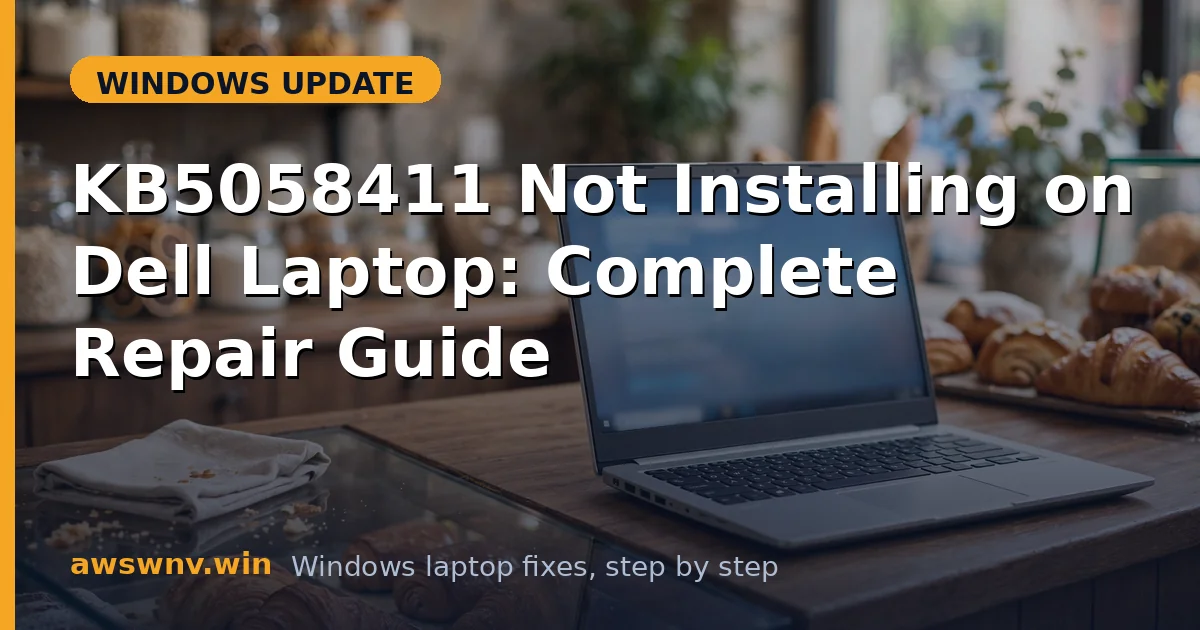 KB5058411 Not Installing on Dell Laptop: Complete Repair Guide