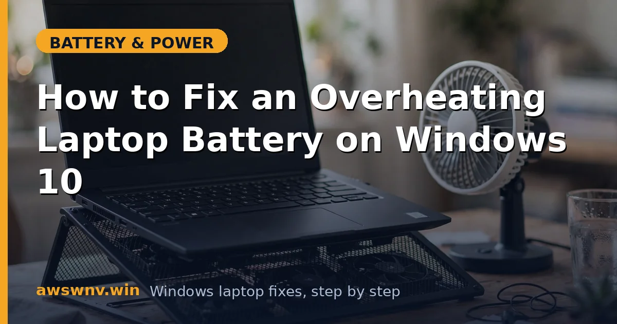 How to Fix an Overheating Laptop Battery on Windows 10