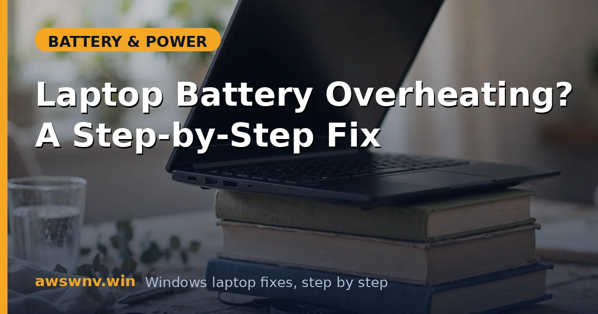 Laptop Battery Overheating? A Step-by-Step Fix