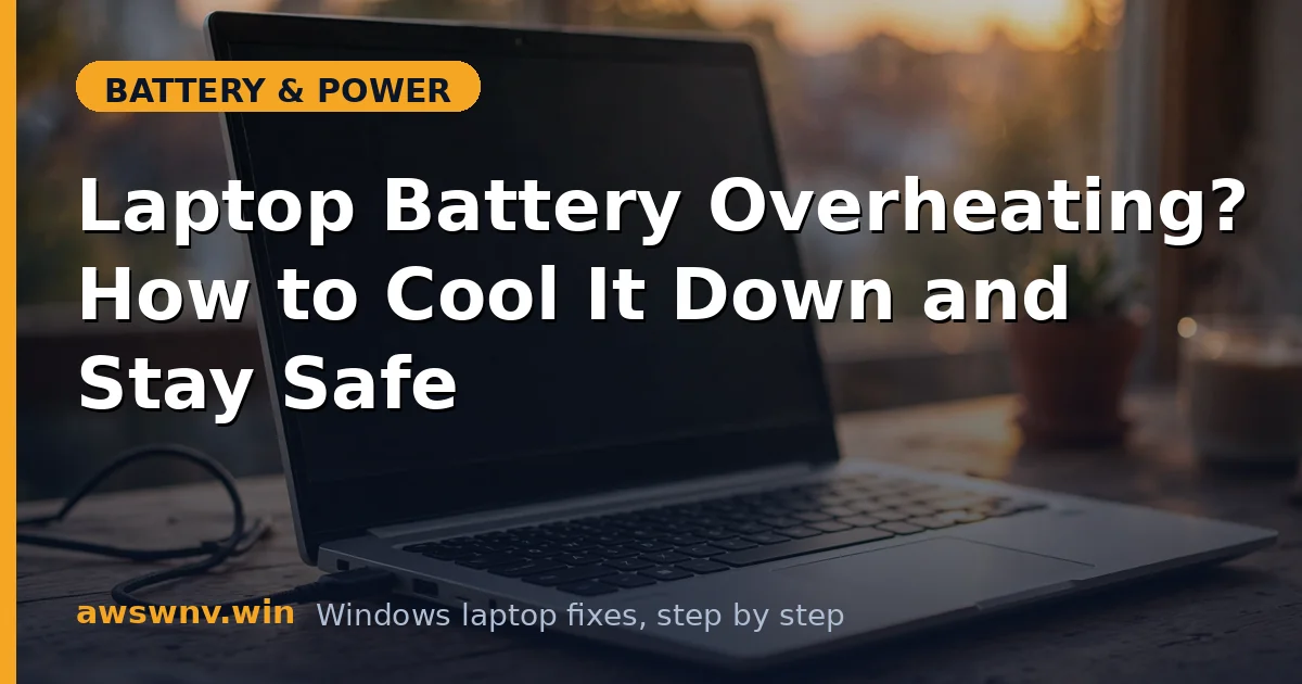 Laptop Battery Overheating? How to Cool It Down and Stay Safe
