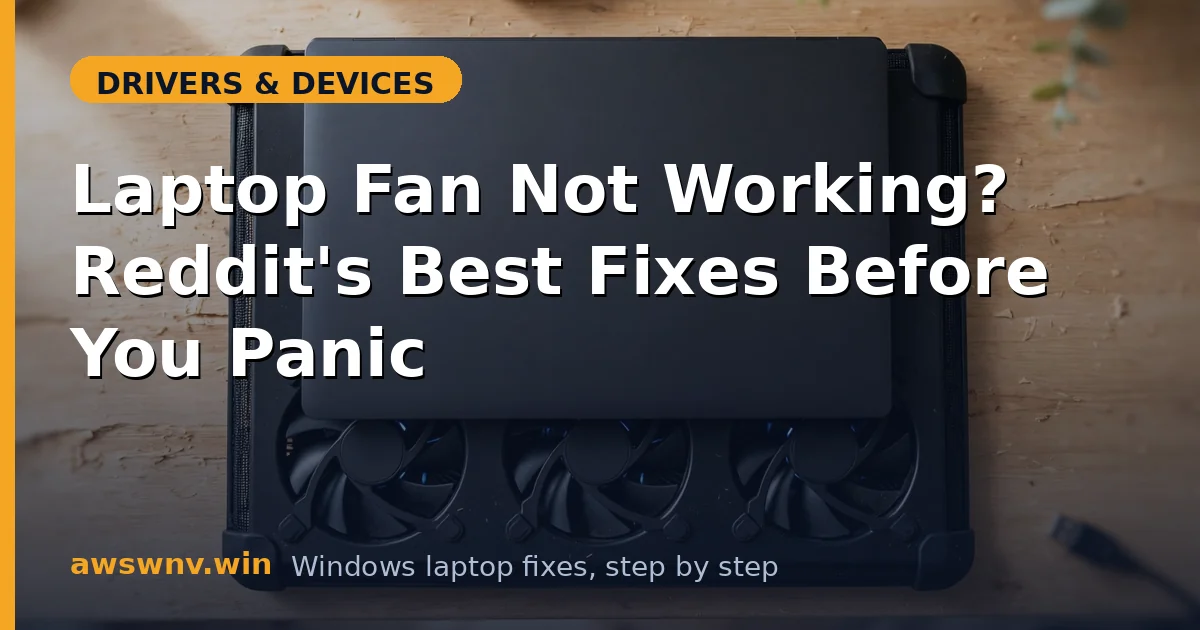 Laptop Fan Not Working? Reddit's Best Fixes Before You Panic