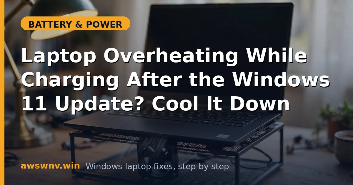 Laptop Overheating While Charging After the Windows 11 Update? Cool It Down