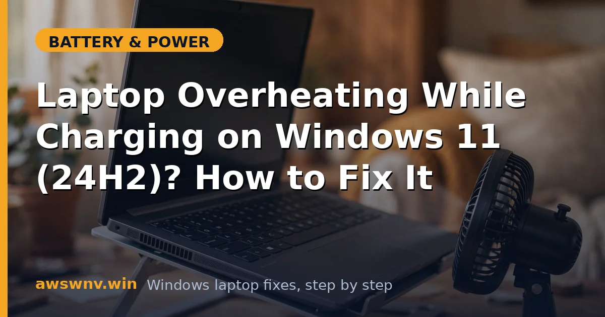 Laptop Overheating While Charging on Windows 11 (24H2)? How to Fix It