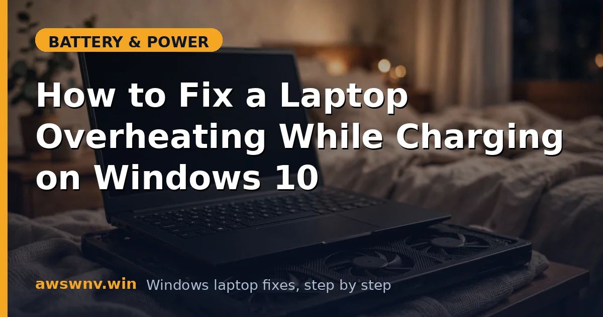 How to Fix a Laptop Overheating While Charging on Windows 10