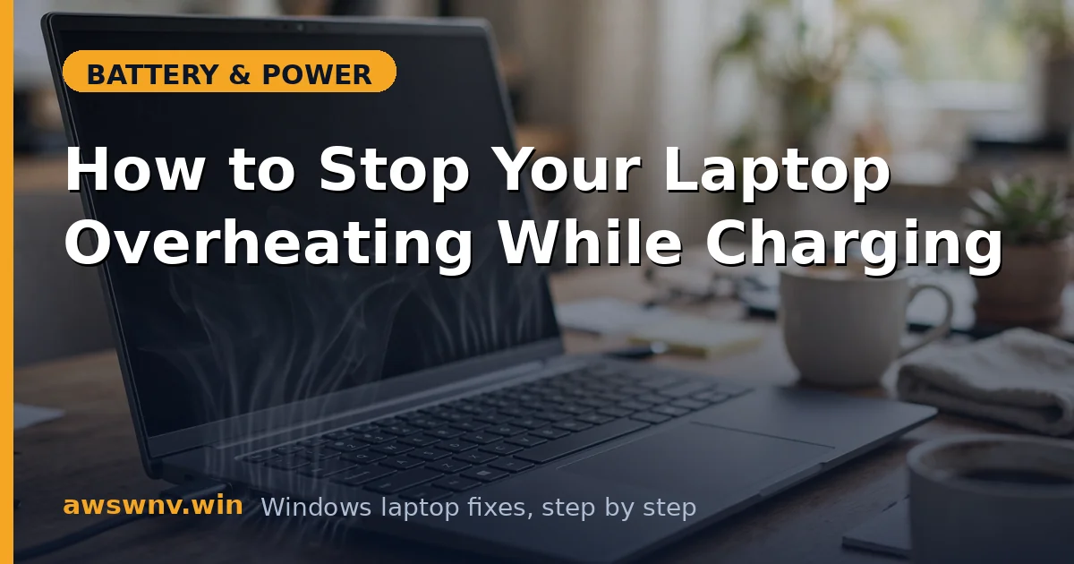 How to Stop Your Laptop Overheating While Charging